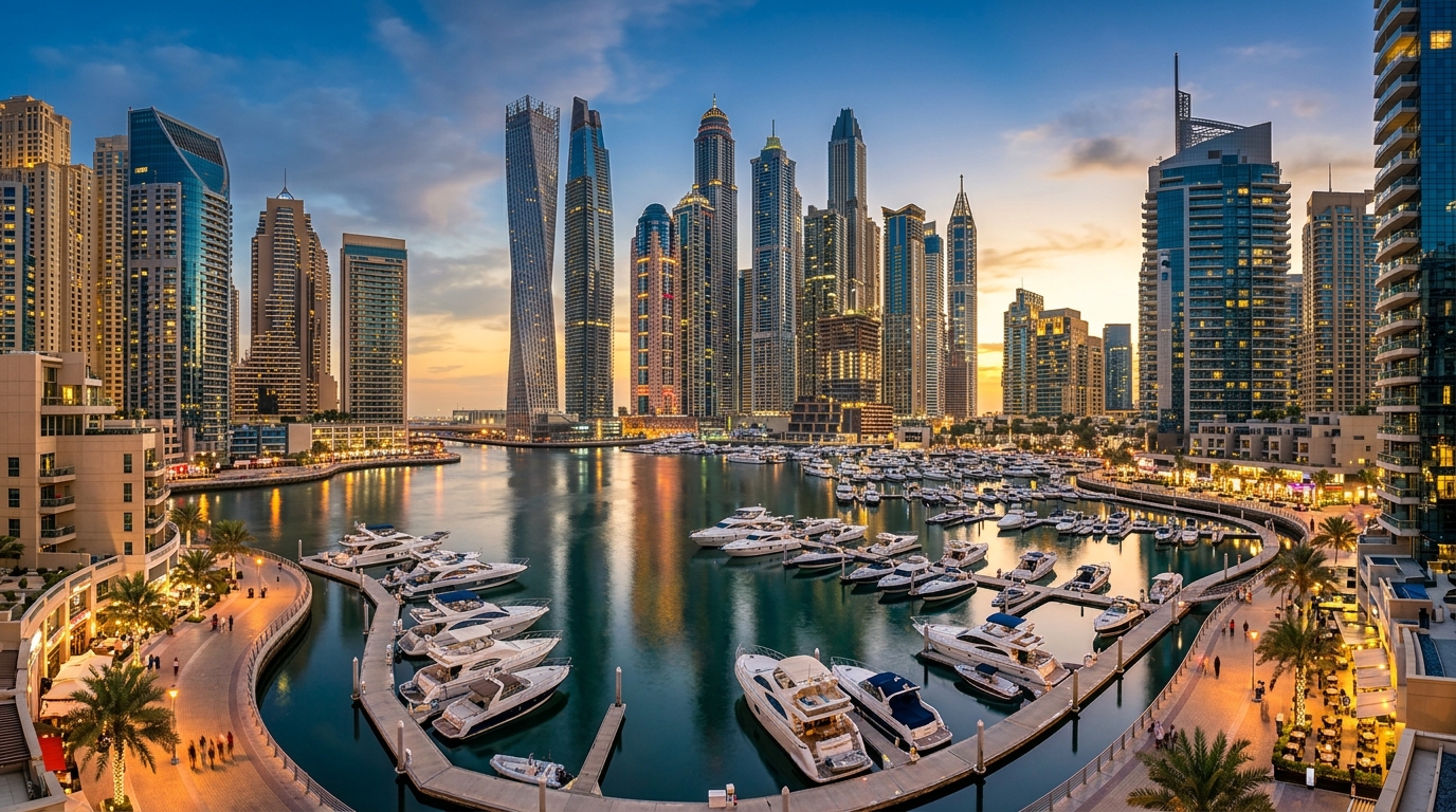 Dubai Skyline & Marina - Blue Sapphire Travels